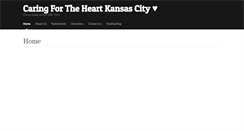 Desktop Screenshot of caringfortheheartkansascity.com